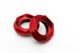 Rotiform Rotiform Hex Nut - Candy Red